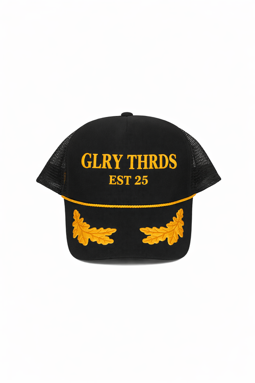 GLRY THRDS EST25 trucker hat